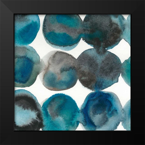 La Mer III Black Modern Wood Framed Art Print by Zarris, Chariklia