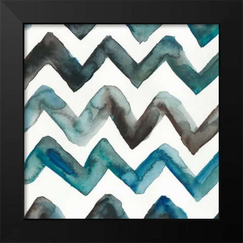 La Mer VII Black Modern Wood Framed Art Print by Zarris, Chariklia