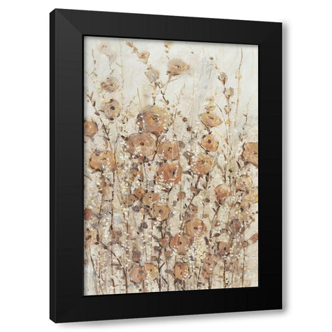 Garden Edge II Black Modern Wood Framed Art Print with Double Matting by OToole, Tim