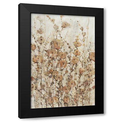 Garden Edge II Black Modern Wood Framed Art Print by OToole, Tim