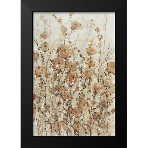 Garden Edge II Black Modern Wood Framed Art Print by OToole, Tim