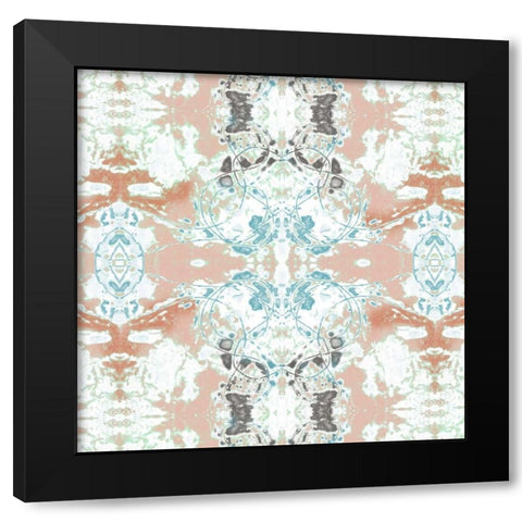 Pretty Mirror II Black Modern Wood Framed Art Print with Double Matting by Goldberger, Jennifer