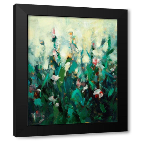Ode to Monet 2 Black Modern Wood Framed Art Print with Double Matting by Dag, Inc.