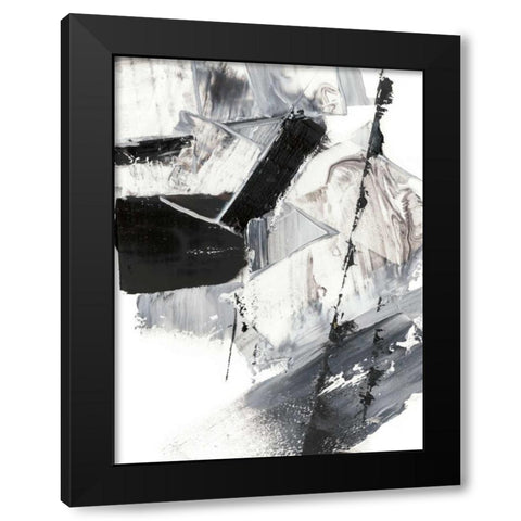 Topple I Black Modern Wood Framed Art Print by Harper, Ethan