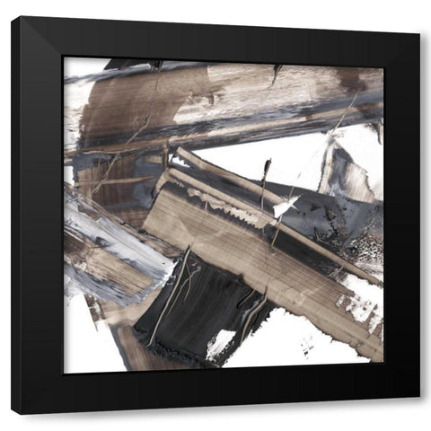 This Way and That II Black Modern Wood Framed Art Print by Harper, Ethan