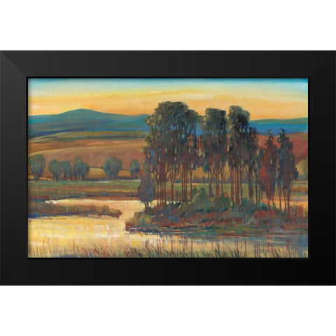 Open Inlet II Black Modern Wood Framed Art Print by OToole, Tim