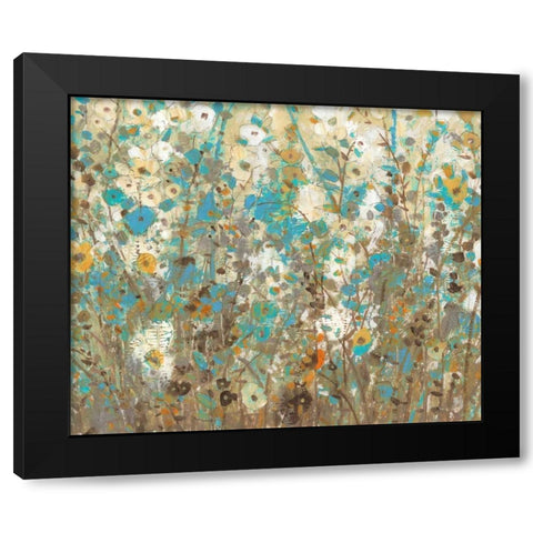 Flowering Vines II Black Modern Wood Framed Art Print by OToole, Tim
