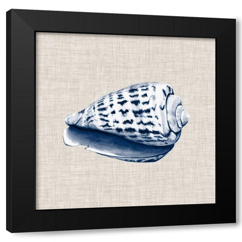 Ocean Memento II Black Modern Wood Framed Art Print with Double Matting by Vision Studio