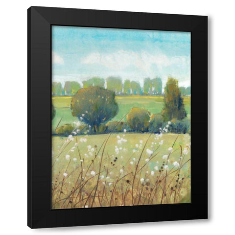 Summer Breeze II Black Modern Wood Framed Art Print by OToole, Tim