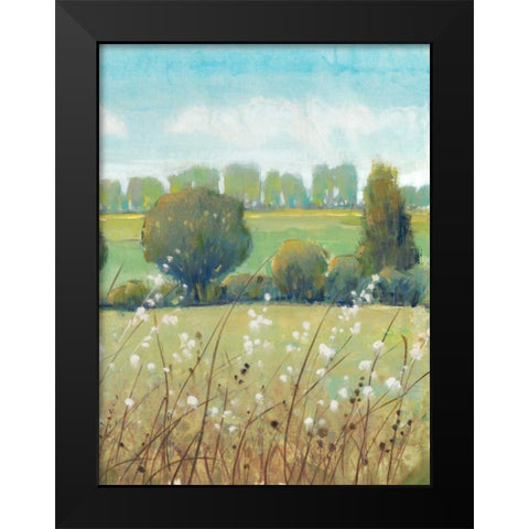 Summer Breeze II Black Modern Wood Framed Art Print by OToole, Tim