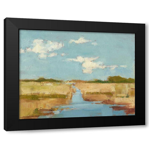 Summer Wetland I Black Modern Wood Framed Art Print by Harper, Ethan