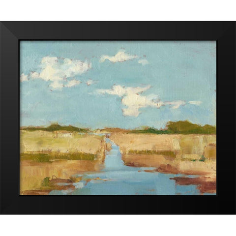 Summer Wetland I Black Modern Wood Framed Art Print by Harper, Ethan