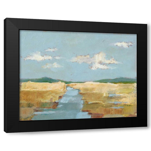 Summer Wetland II Black Modern Wood Framed Art Print by Harper, Ethan