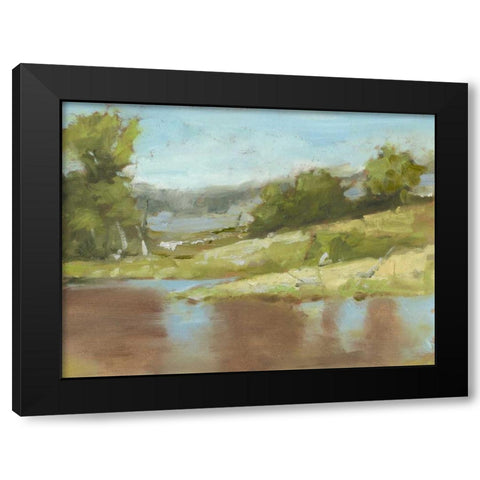 Muddy River I Black Modern Wood Framed Art Print by Harper, Ethan