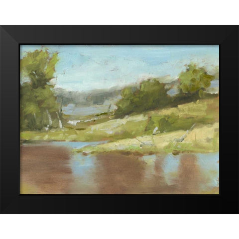 Muddy River I Black Modern Wood Framed Art Print by Harper, Ethan