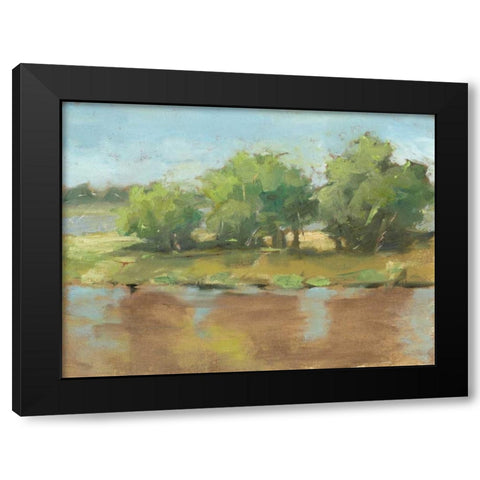 Muddy River II Black Modern Wood Framed Art Print by Harper, Ethan