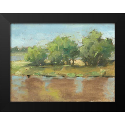 Muddy River II Black Modern Wood Framed Art Print by Harper, Ethan