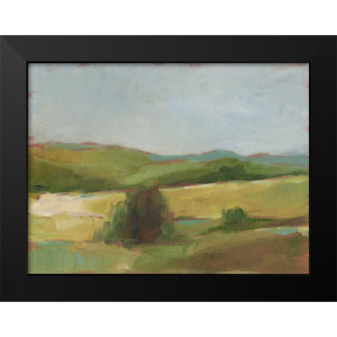 Rolling Pasture II Black Modern Wood Framed Art Print by Harper, Ethan