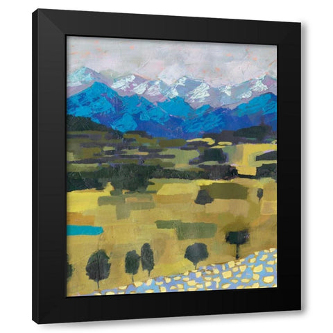 Alpine Impression I Black Modern Wood Framed Art Print by Borges, Victoria