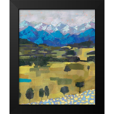 Alpine Impression I Black Modern Wood Framed Art Print by Borges, Victoria