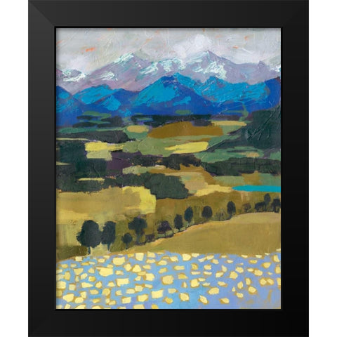 Alpine Impression II Black Modern Wood Framed Art Print by Borges, Victoria