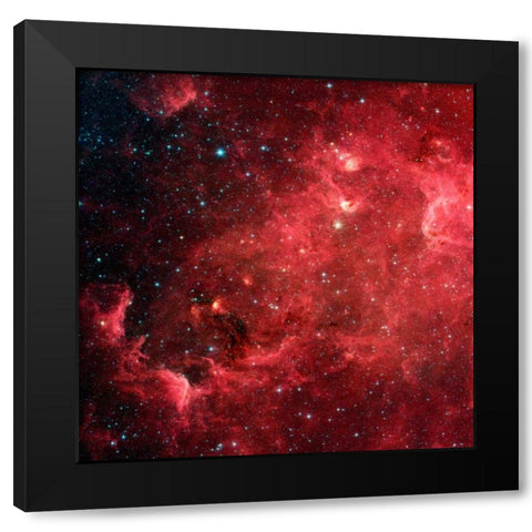 Space Photography VII Black Modern Wood Framed Art Print by Unknown