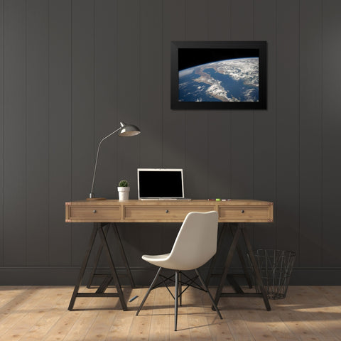 Space Photography XI Black Modern Wood Framed Art Print by Unknown