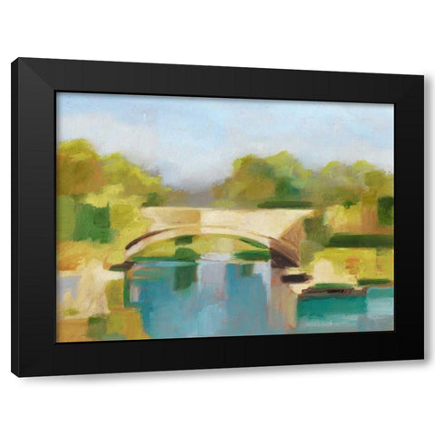 Park Bridge I Black Modern Wood Framed Art Print with Double Matting by Harper, Ethan