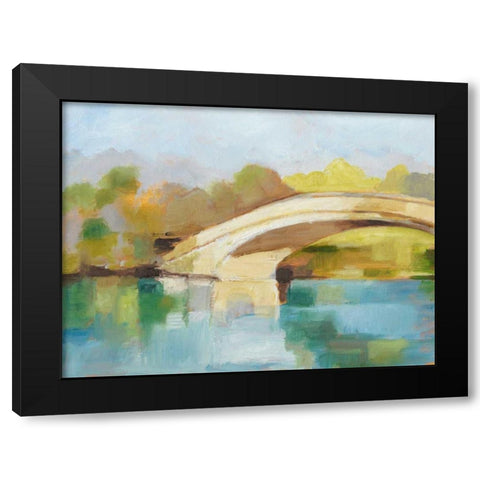 Park Bridge II Black Modern Wood Framed Art Print by Harper, Ethan