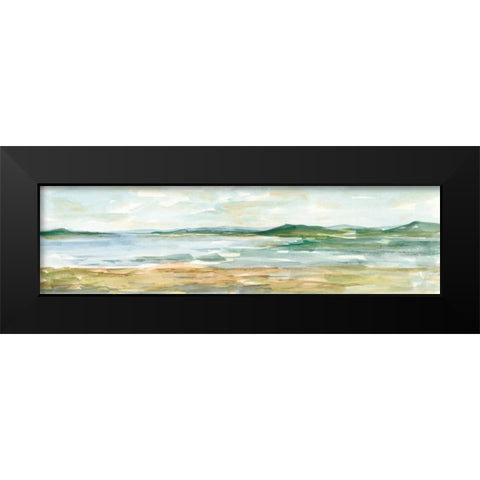 Panoramic Seascape I Black Modern Wood Framed Art Print by Harper, Ethan
