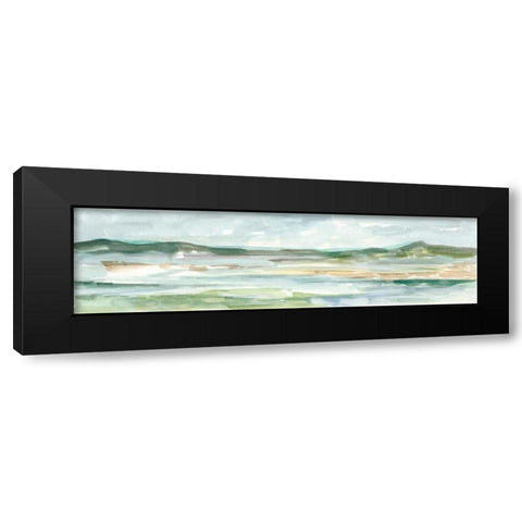 Panoramic Seascape II Black Modern Wood Framed Art Print by Harper, Ethan