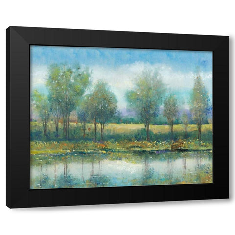 River Reflection II Black Modern Wood Framed Art Print by OToole, Tim