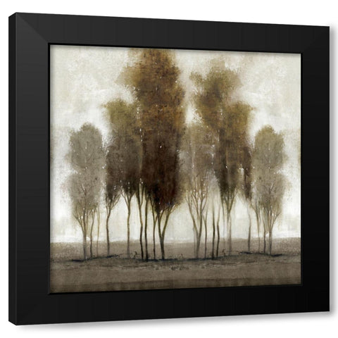 Neutral Scape Black Modern Wood Framed Art Print by OToole, Tim