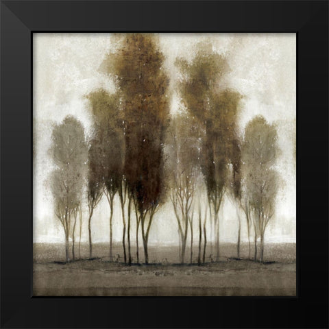 Neutral Scape Black Modern Wood Framed Art Print by OToole, Tim