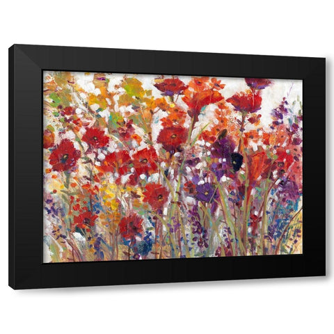 Variety of Flowers I Black Modern Wood Framed Art Print by OToole, Tim