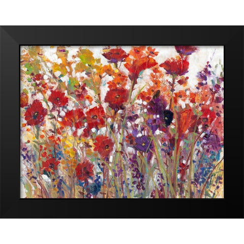 Variety of Flowers I Black Modern Wood Framed Art Print by OToole, Tim