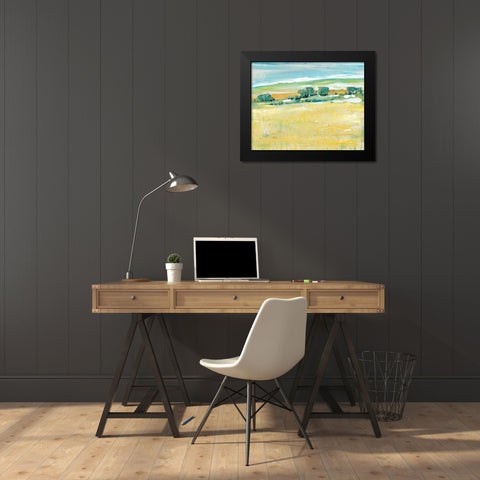Summer Heat I Black Modern Wood Framed Art Print by OToole, Tim