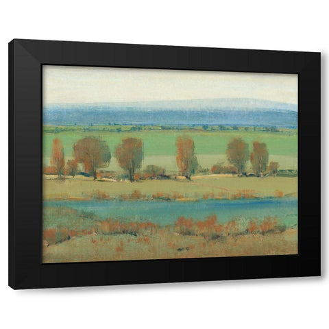 Flat Terrain I Black Modern Wood Framed Art Print by OToole, Tim
