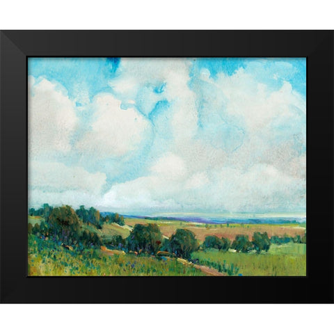 Looming Clouds I Black Modern Wood Framed Art Print by OToole, Tim