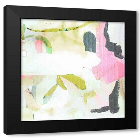 Closeup V Black Modern Wood Framed Art Print by Borges, Victoria