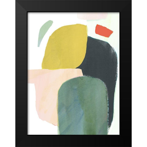 Summer Salad I Black Modern Wood Framed Art Print by Borges, Victoria