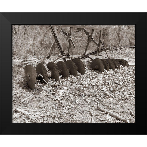 Sepia Farm Study III Black Modern Wood Framed Art Print by Ludwig, Alicia