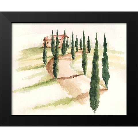 Tuscan Villa III Black Modern Wood Framed Art Print by Parker, Jennifer Paxton