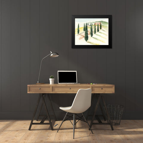 Tuscan Villa IV Black Modern Wood Framed Art Print by Parker, Jennifer Paxton