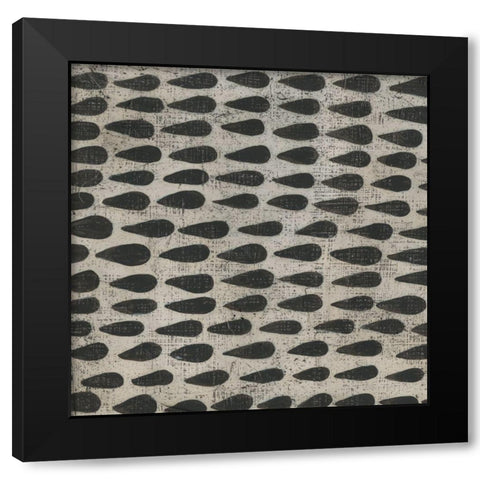 Stone VI Black Modern Wood Framed Art Print by Zarris, Chariklia