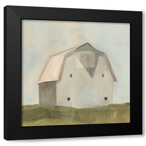 Serene Barn II Black Modern Wood Framed Art Print with Double Matting by Scarvey, Emma