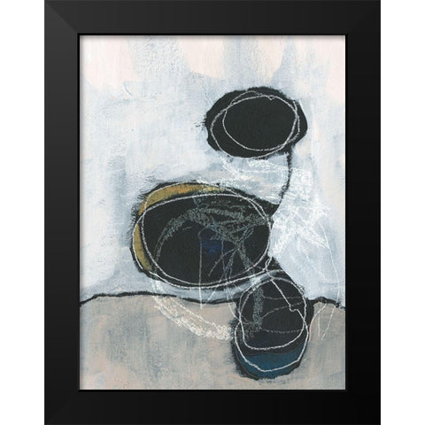 Primary Orbs II Black Modern Wood Framed Art Print by Parker, Jennifer Paxton