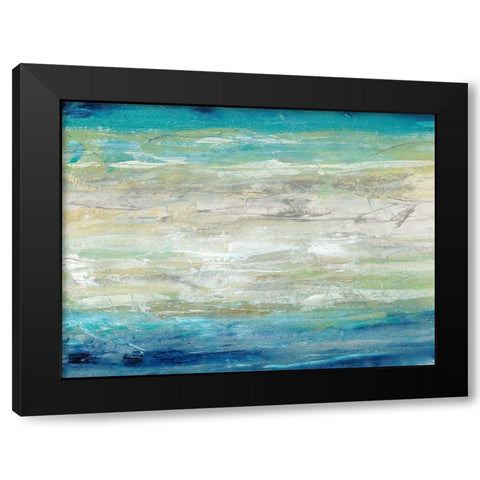 Wave Length I Black Modern Wood Framed Art Print by OToole, Tim