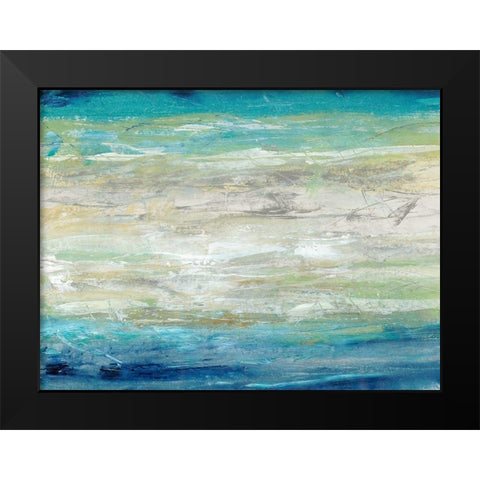 Wave Length I Black Modern Wood Framed Art Print by OToole, Tim