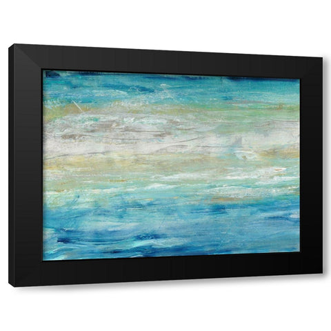 Wave Length II Black Modern Wood Framed Art Print by OToole, Tim